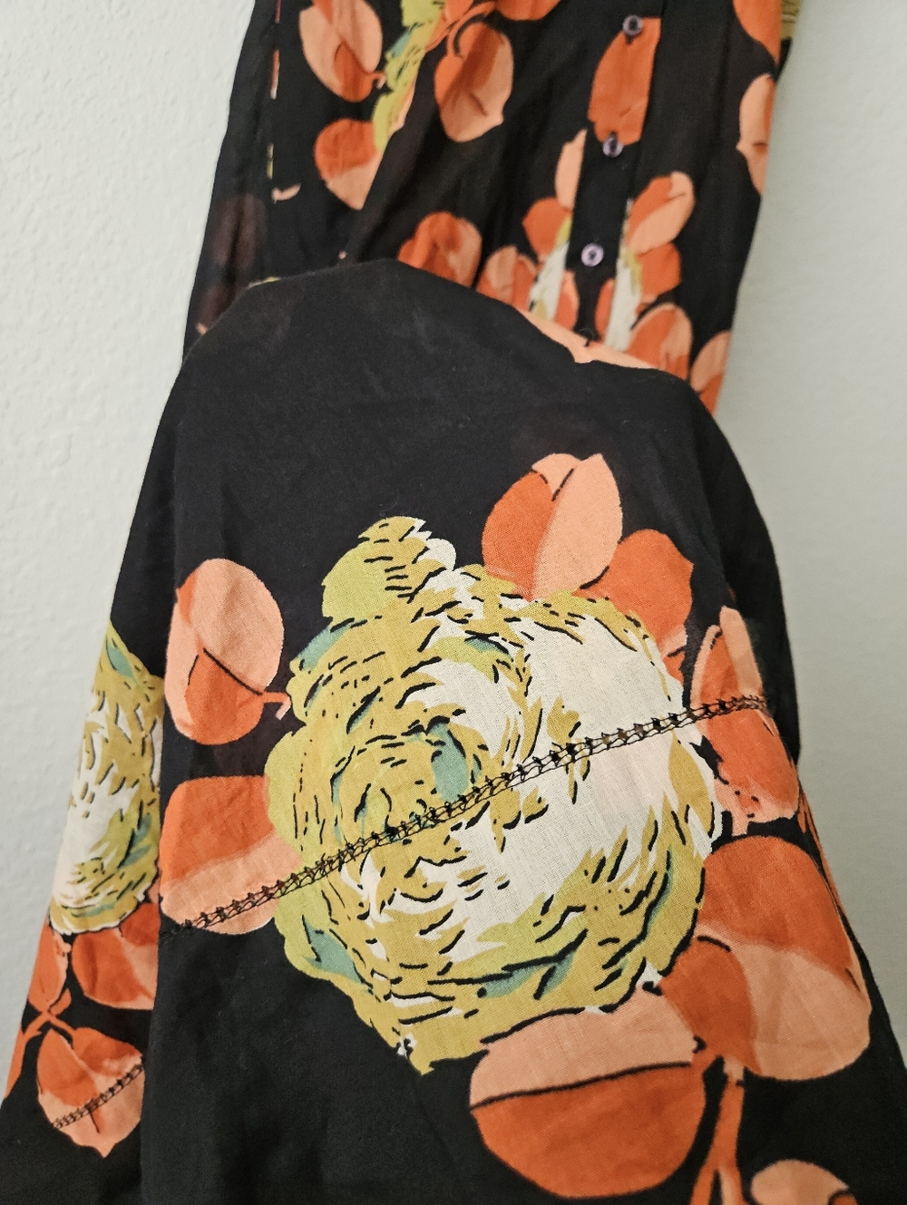 The GREAT. the Bridge dress in cabbage rose floral, 2 ( medium ) - Picture 10 of 15